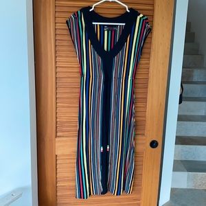 SWEETIES Striped Sleeveless Dress
